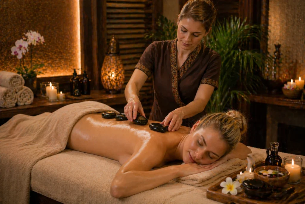 Hot Stone Enjoyment Massage 1
