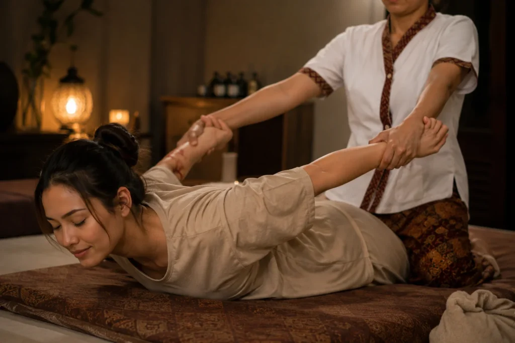 Traditional Thai Stretching Massage